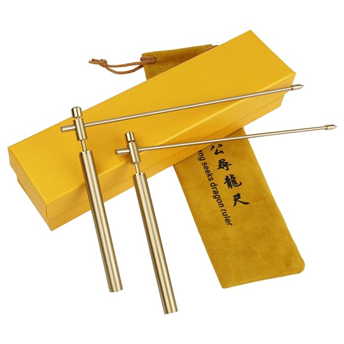 Buy Copper Dowsing Rods, Solid Copper and Brass Dowsing Rods with Box