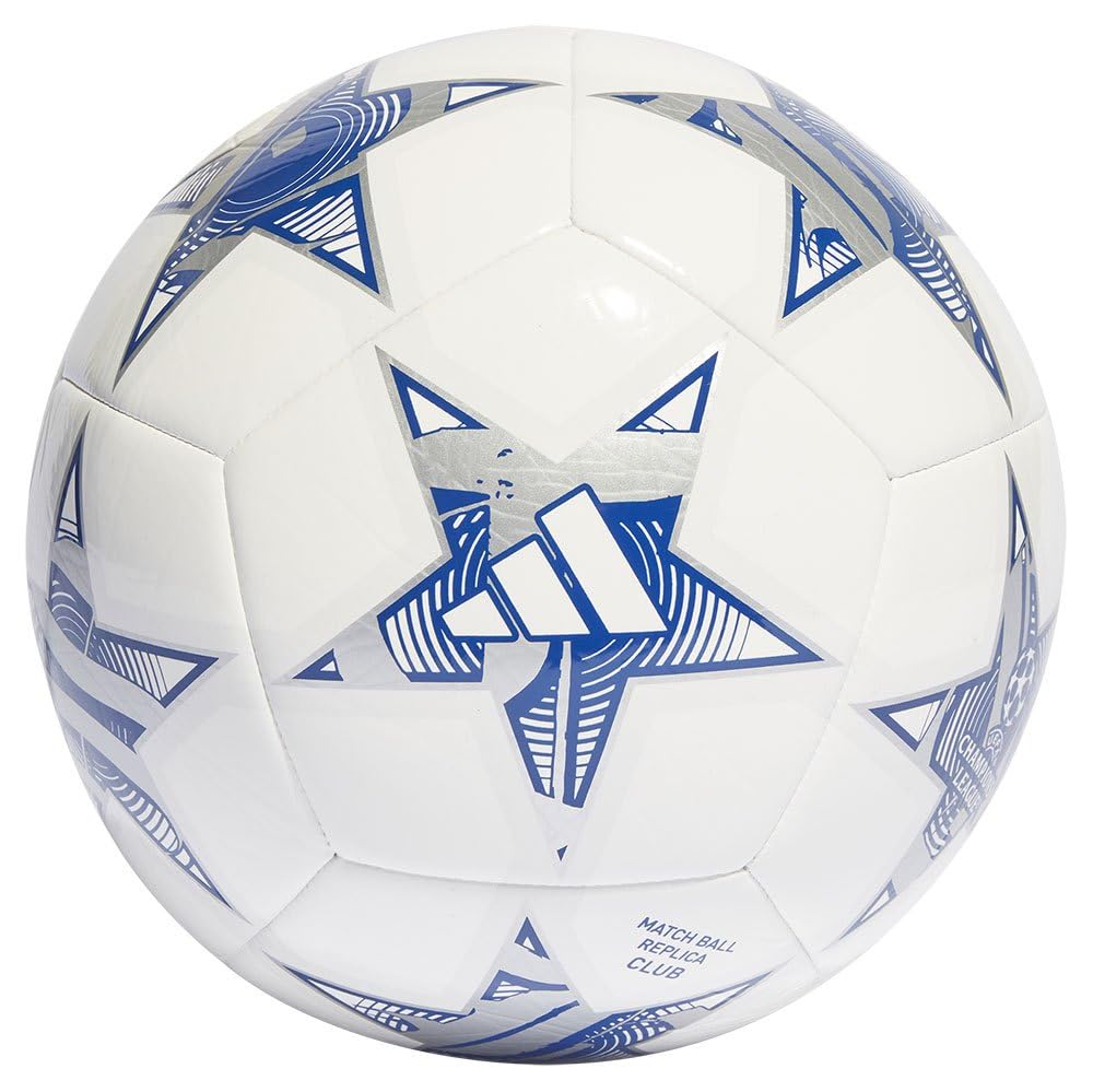 adidas Palla unisex (Machine-​Stitched) UCL CLB, bianco/​ferro met./​shock viola/​ciano, IA0945, 4
