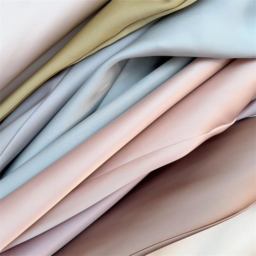 Women Satin Mermaid Long Skirt High Waist A Line Wrap Maxi Skirt Solid Color4