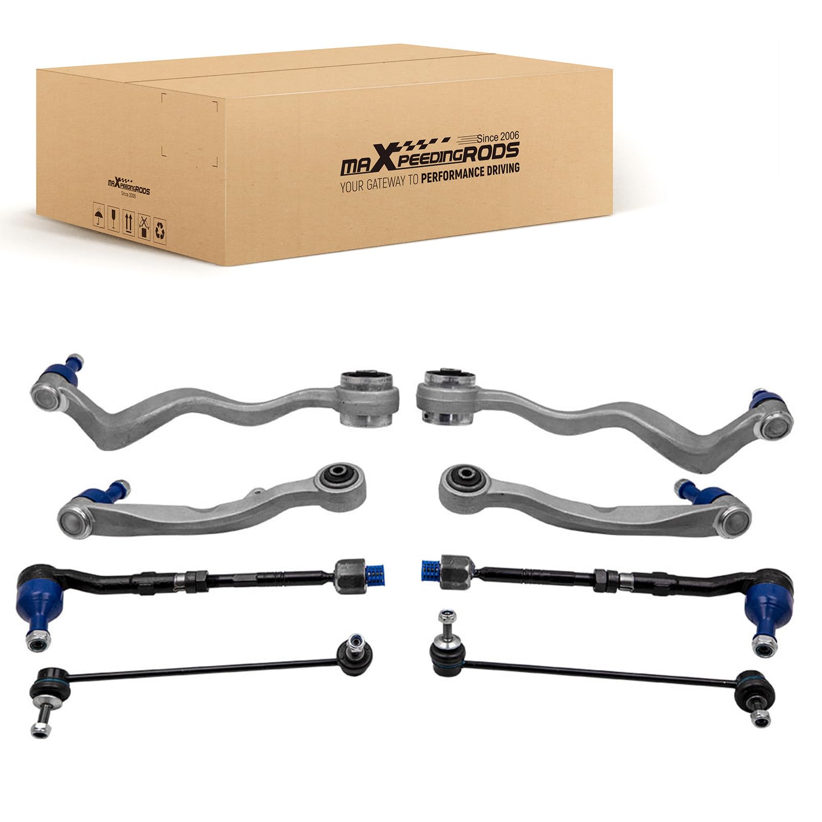 maXpeedingrods Zestaw wahaczy do BMW serii 5 E60/E61 2003-2010, tylko 2WD | Nie nadaje się do AWD lub 4x4, OE 31104026719, 31126774825, 31126765995, 31104026720, 31126774826, 31126765996