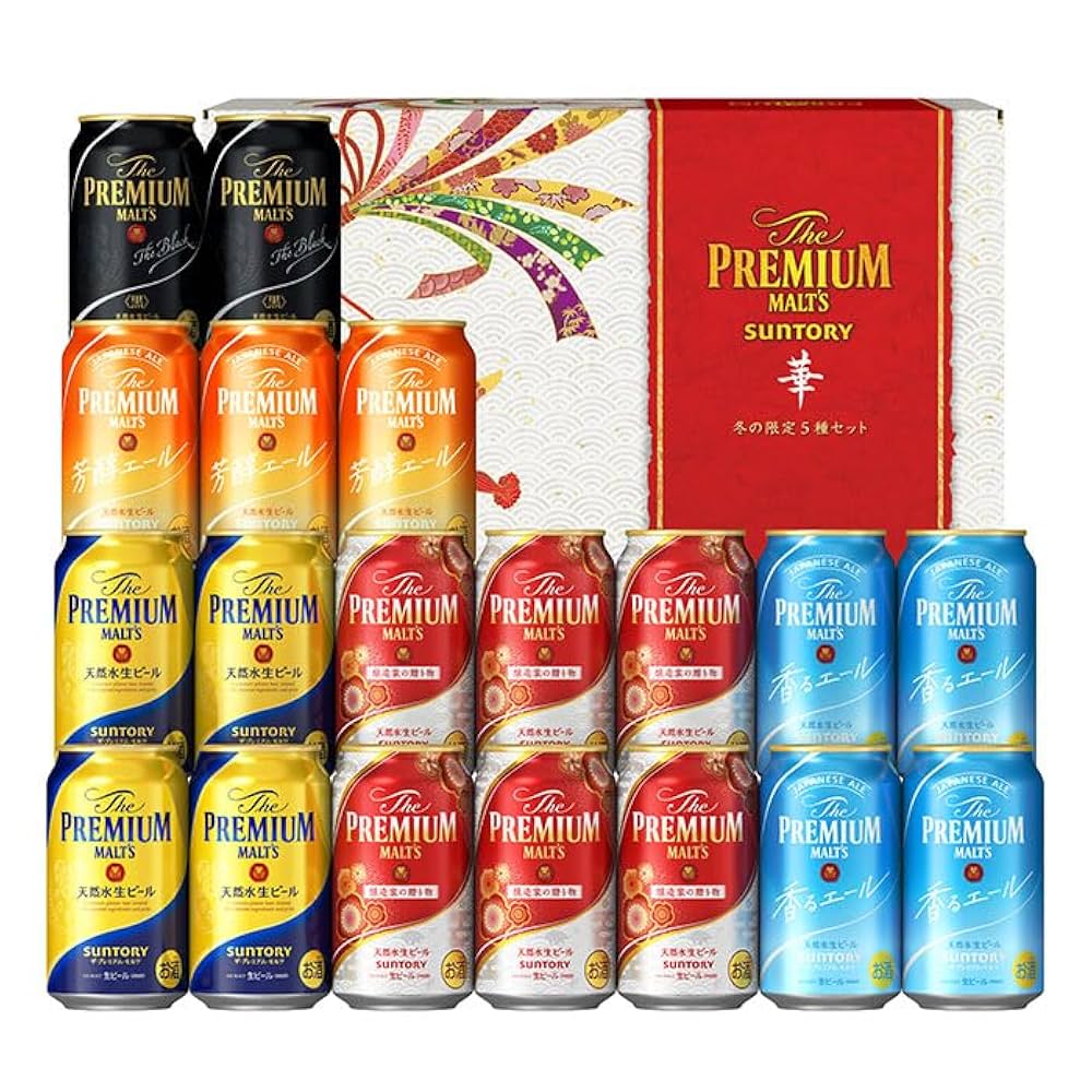 サントリー プレミアムモルツ 冬　5種セット ＶＨ４ＳとＶＨ５Ｓ　計34缶 Amazon.co.jp: サントリー プレミアムモルツ 華 冬の5種セット