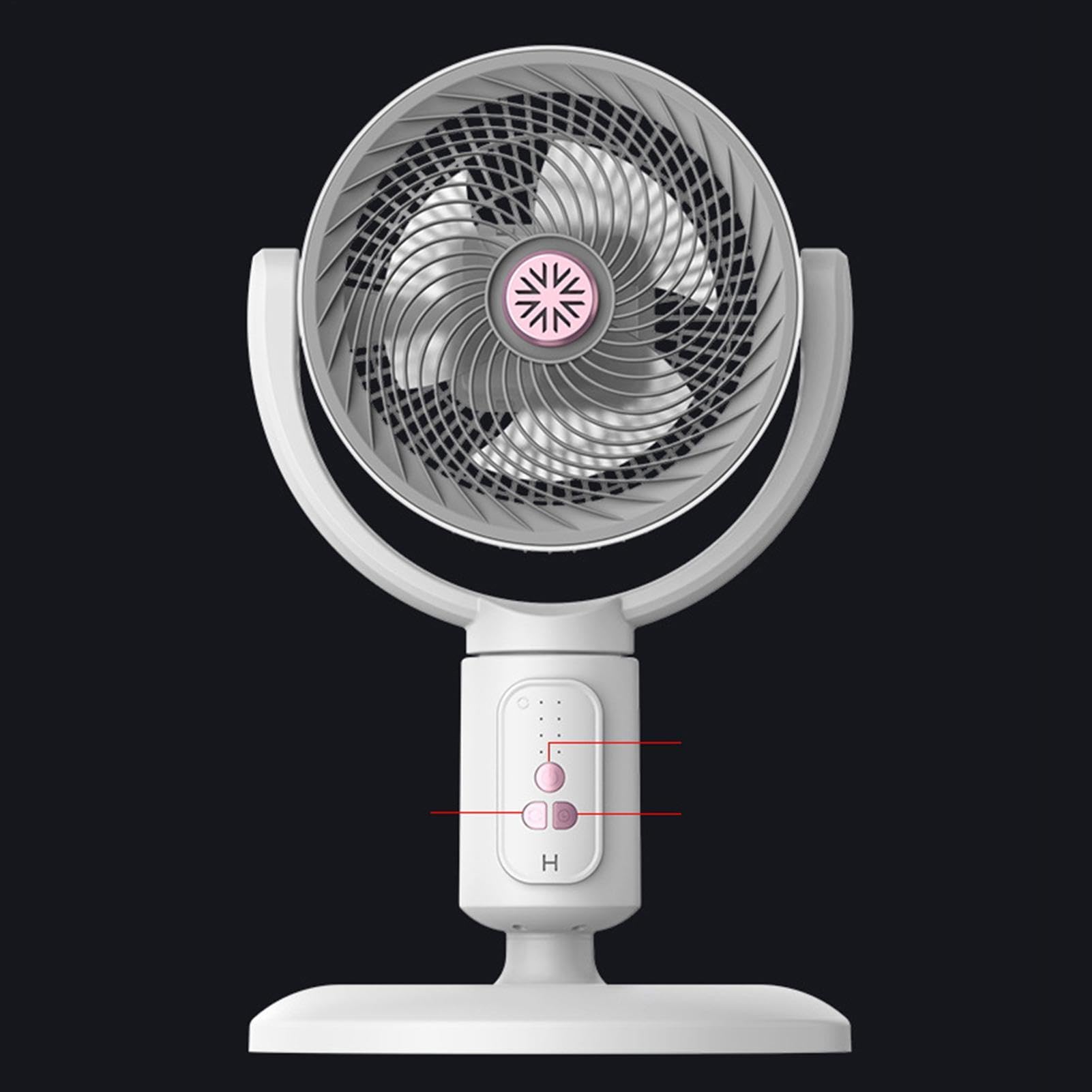 Ventilador De Pie Genérico | Dispositivo De Ventilación De 5 Velocidades | Con Temporizador, Ventilador Columna De Pie Oscilante Recargable USB-C Altura Ajustable | Para Oficina Salón Apartamento Casa