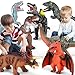 Kissdream 7 Piece Jumbo Dinosaur Toys for Kids Big Dinosaur Toys for Boys Realistic Giant Dinosaur Toys for Kids 3-5 - Perfect Dinosaur Gifts for Kids
