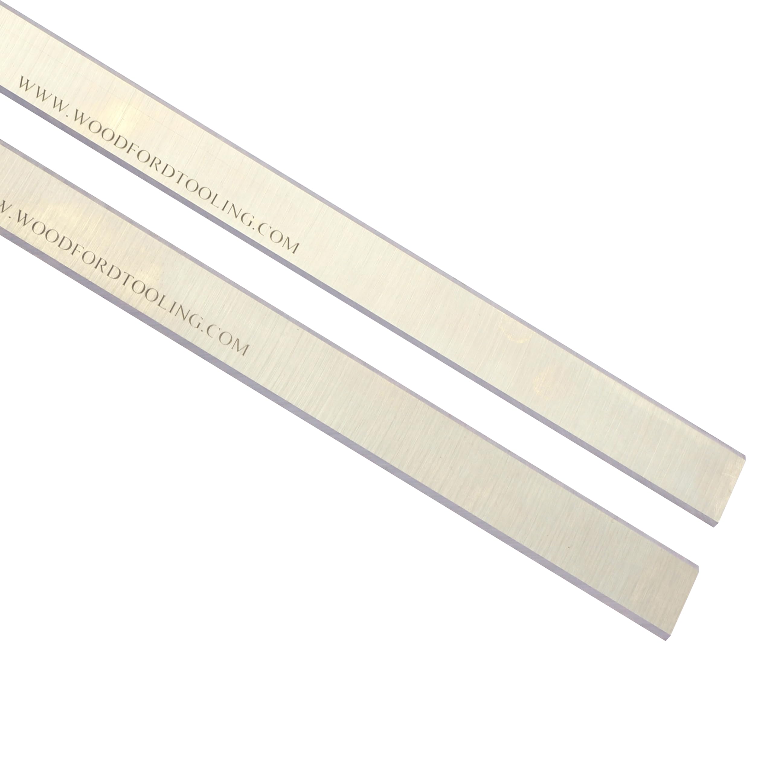 Cuchillas de cepilladora HSS de 12.5 pulgadas, se adapta a Belsaw 910 – doble borde (paquete de 2)