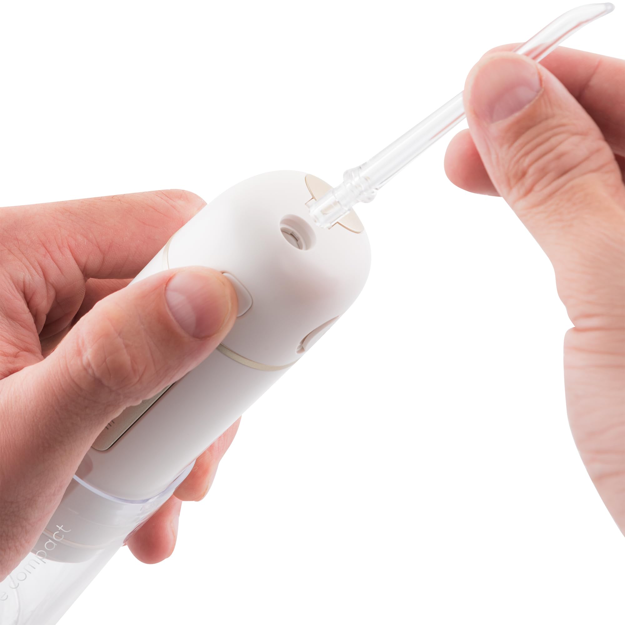 ETA Aqua Care - Idropulsore orale compatto da viaggio, pieghevole, 4 modalità di pulizia, 3 ugelli per apparecchi dentali e impianti, USB-C, batteria da 50 minuti, serbatoio da 165 ml