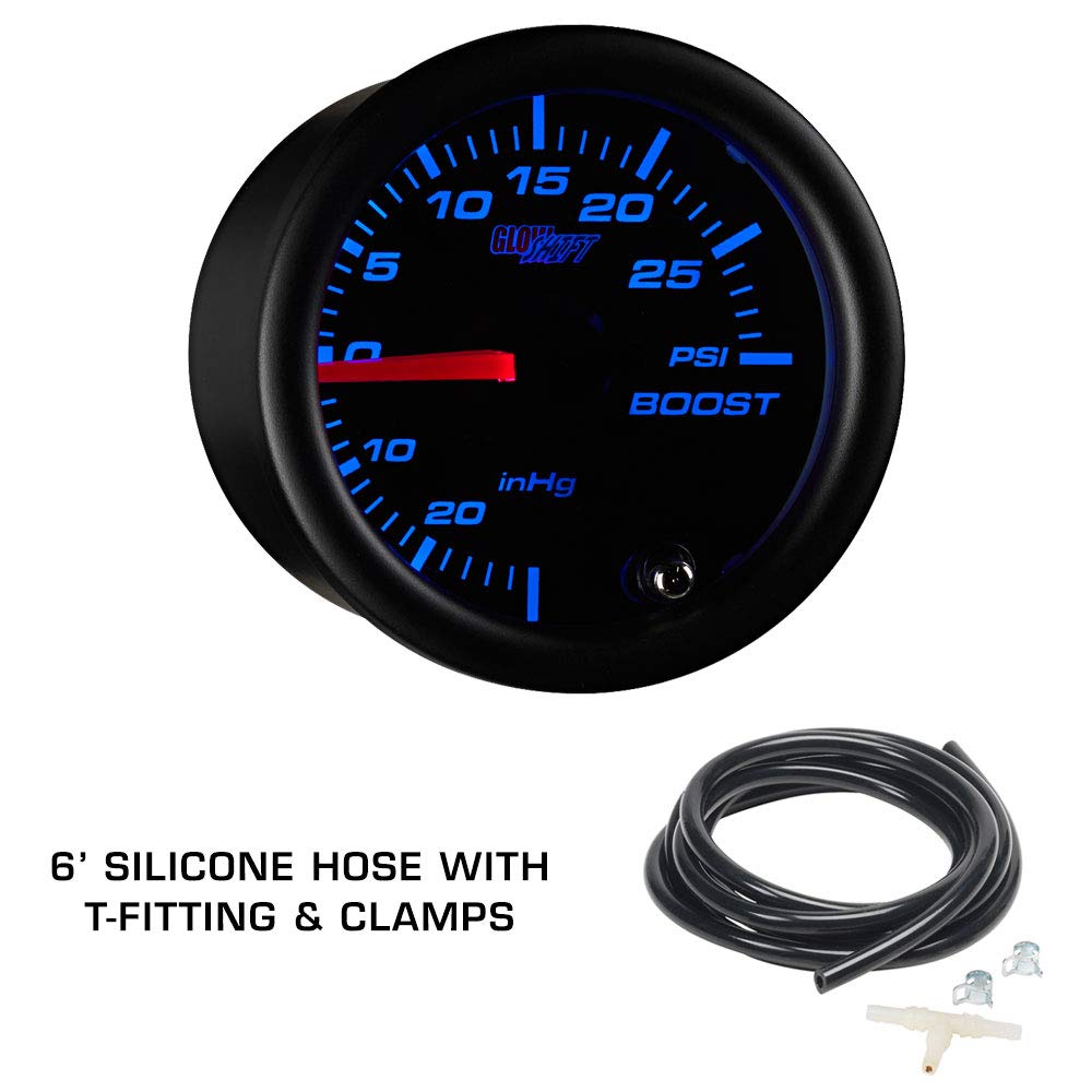 GlowShift Gauge Package Compatible with Subaru Impreza WRX STI 2002