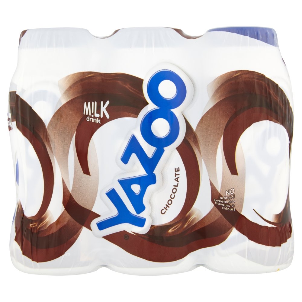 Yazoo Chocolate Milk Drink, 6 x 200ml