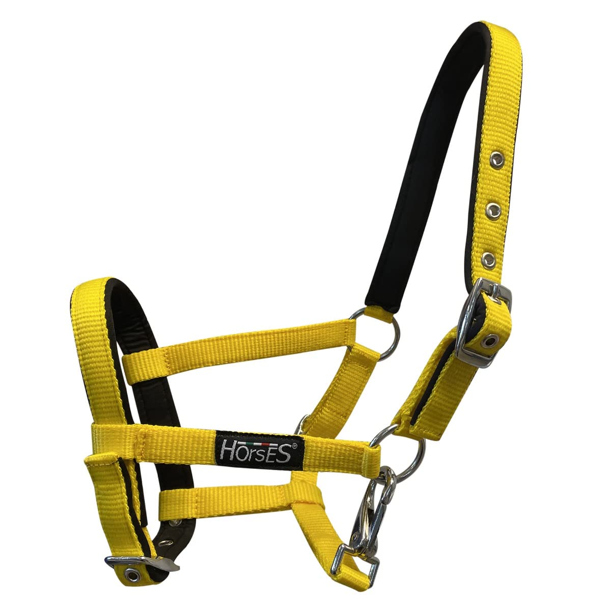 Horses, Cabestro para el Potro, Modelo Foal, Cabezada de Cuadra Cómoda, Útil para Llevar el Potro a Mano o para Asegurarlo Durante Las Operaciones de Cepillado, Ensillado o Transporte