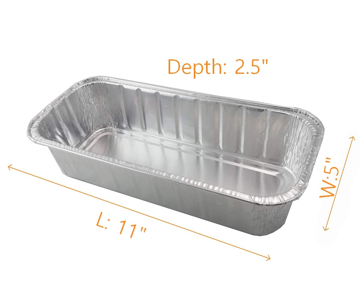 Firsgrill (18-pak) Kompatybilny z Weber Model 6498 i 6417 patelnia ociekowa Liner Aluminium BBQ 28 cm dł. x 12,7 cm szer. x 6,3 cm D ociekowe tacki do grilla Tace foliowa patelnia dymna i grille na