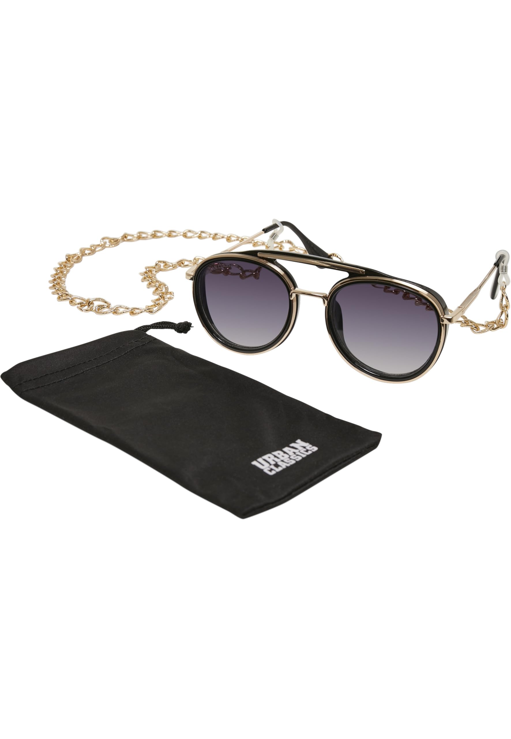 Urban Classics Unisex Ibiza Sunglasses with Chain