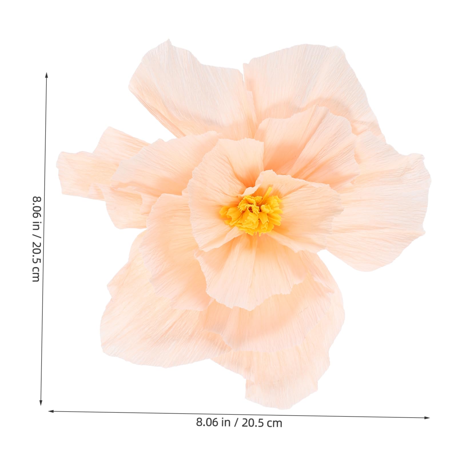 Sewroro 10pcs Tissue Paper Flowers: Giant Crepe Paper Flowers Hanging Decorations for Wedding and Party Supply Garden Decorations 25 Cm