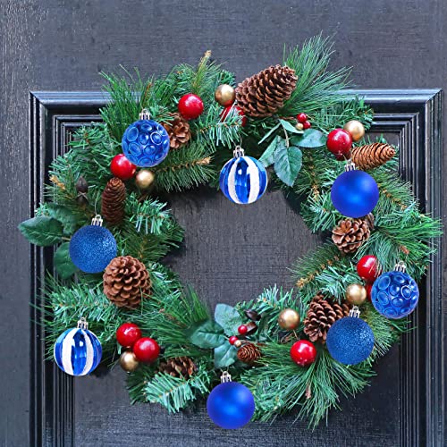 Palline di Natale,16Pcs Addobbi Palla di Natale 6