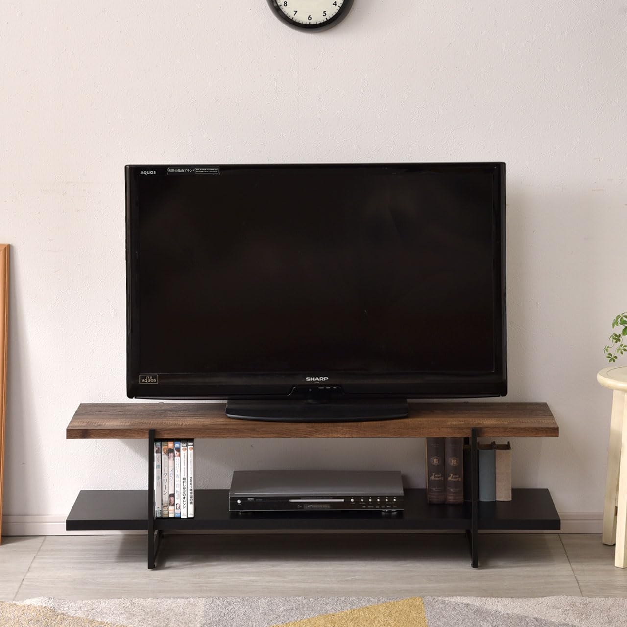 決まりました⭐︎テレビ台② 楽天市場】テレビ台 ローボード 120 50型 高さ40cm リビングボード