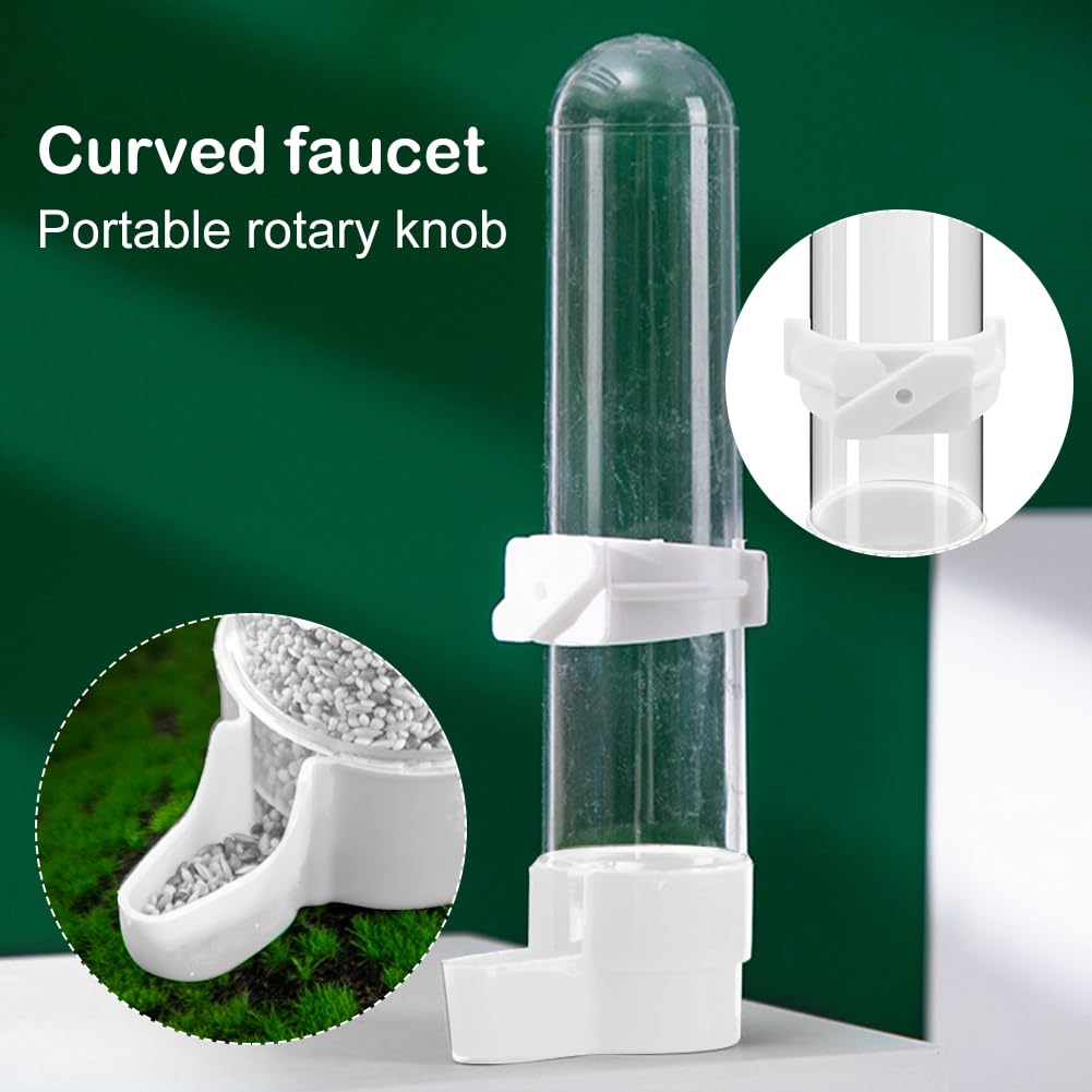 3Pcs Bird Feeder Drinker per Gabbia, Automatica Abbeveratoio per Uccelli Beverino, Abbeveratoi per Uccelli da Appendere, Dispenser D'acqua per Gabbie per Uccelli, per Pappagalli, Pappagallini