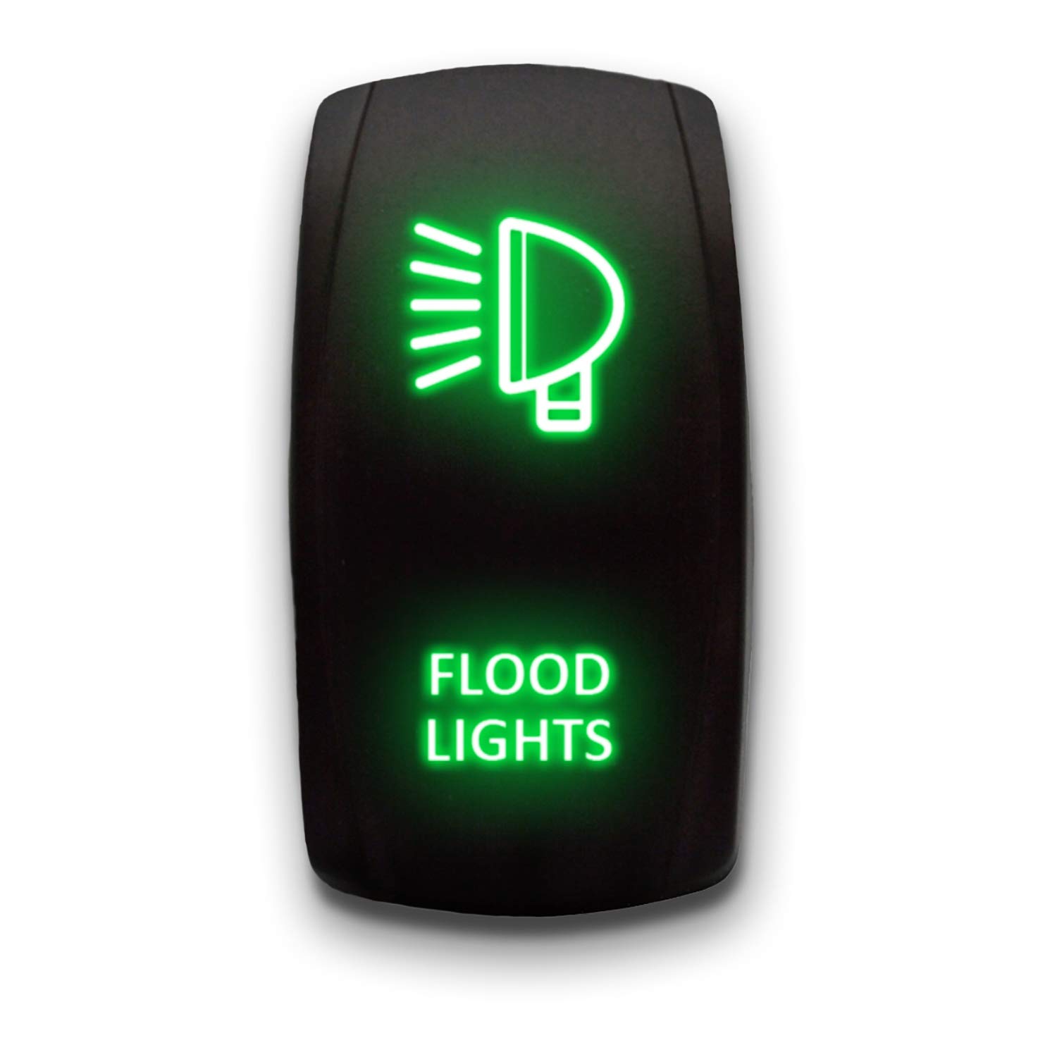 Amazon.com: Flood Lights - Green - STARK 5-PIN Laser Etched LED Rocker ...