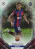 2023-24 TOPPS UEFA CLUB COMPETITIONS JADE EDITION FOIL #38 FERMIN LOPEZ RC FC BARCELONA SOCCER OFFICIAL TRADING CARD OF SOCCER