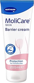 MoliCare Skin Barrier Cream, Nutriskin Protection Complex, ideal for intimate area and skin stressed by incontinence, 200ml