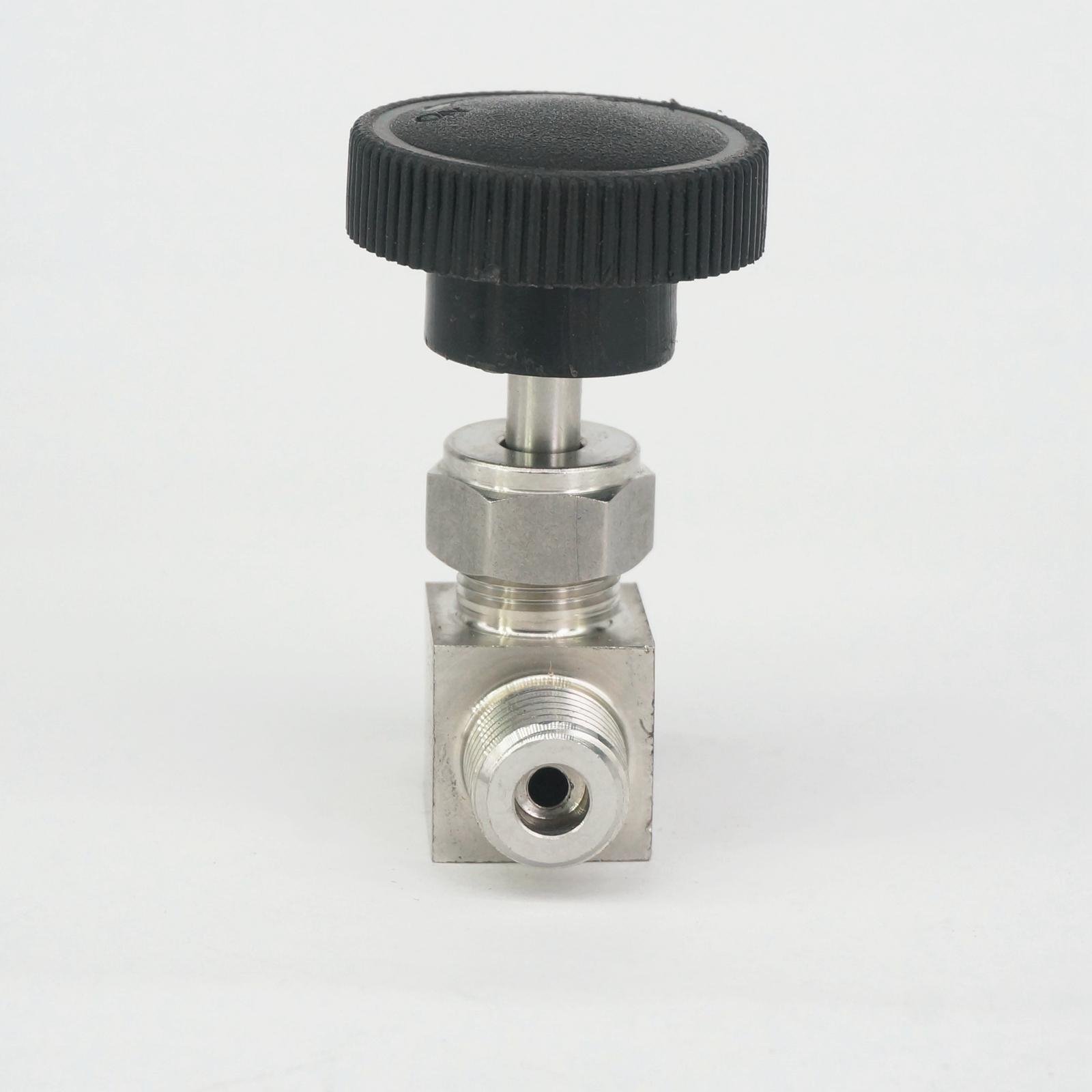 PAKMEZ 3/8" BSPP Female to 3/8" BSPT Male 304 Stainless Steel Needle Valve Flow Control Gas Water Air