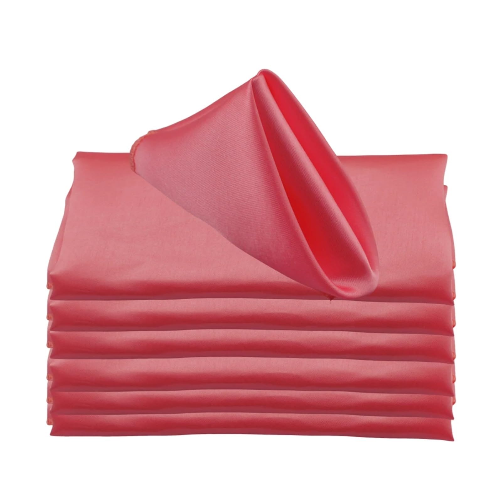 Satin Dinner Napkins 30pcs Satin Square 30cm Napkins Handkerchief Table Dinner Napkin for Wedding Party Decoration Birthday Cloth Tea Towel(Color 15)