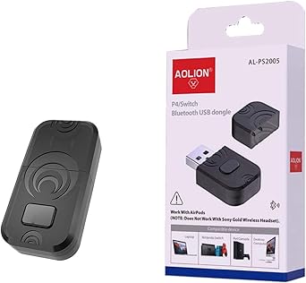 YOUANG PS5 Bluetooth Trådlös Headset Adapter Transmitter PC-Dator