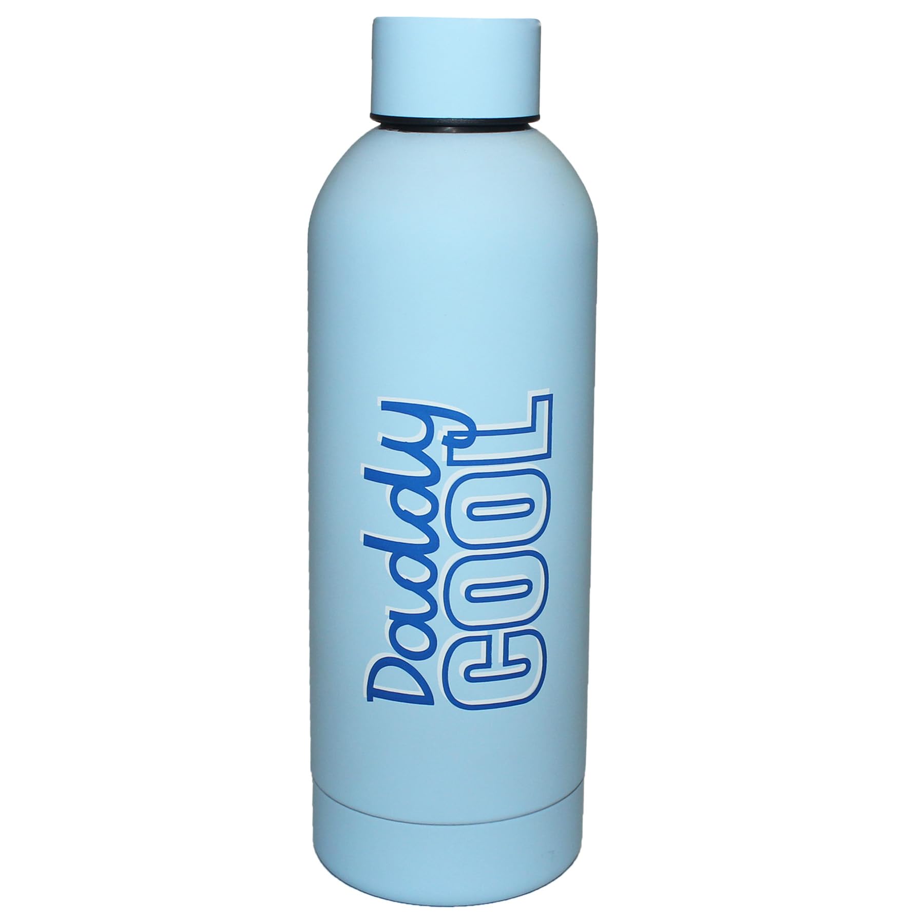 Widdle GiftsDaddy Cool Metal Water Bottle Blue 750ml - Father's Day/Birthday - Suitable for Commuting, Work or Gym 4587