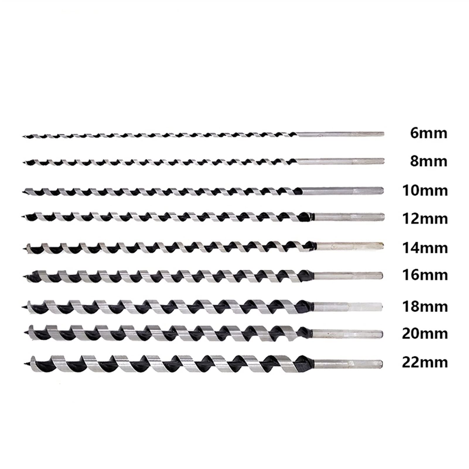 Amazon.com: 1pcs 230mm Twist wood Drill Bit 8/10/12/14/16/18/20/22/25 For  Metal Quality Steel Drilling bits Woodworking Tools (Hole Diameter : 10mm)  : Herramientas y Mejoras del Hogar