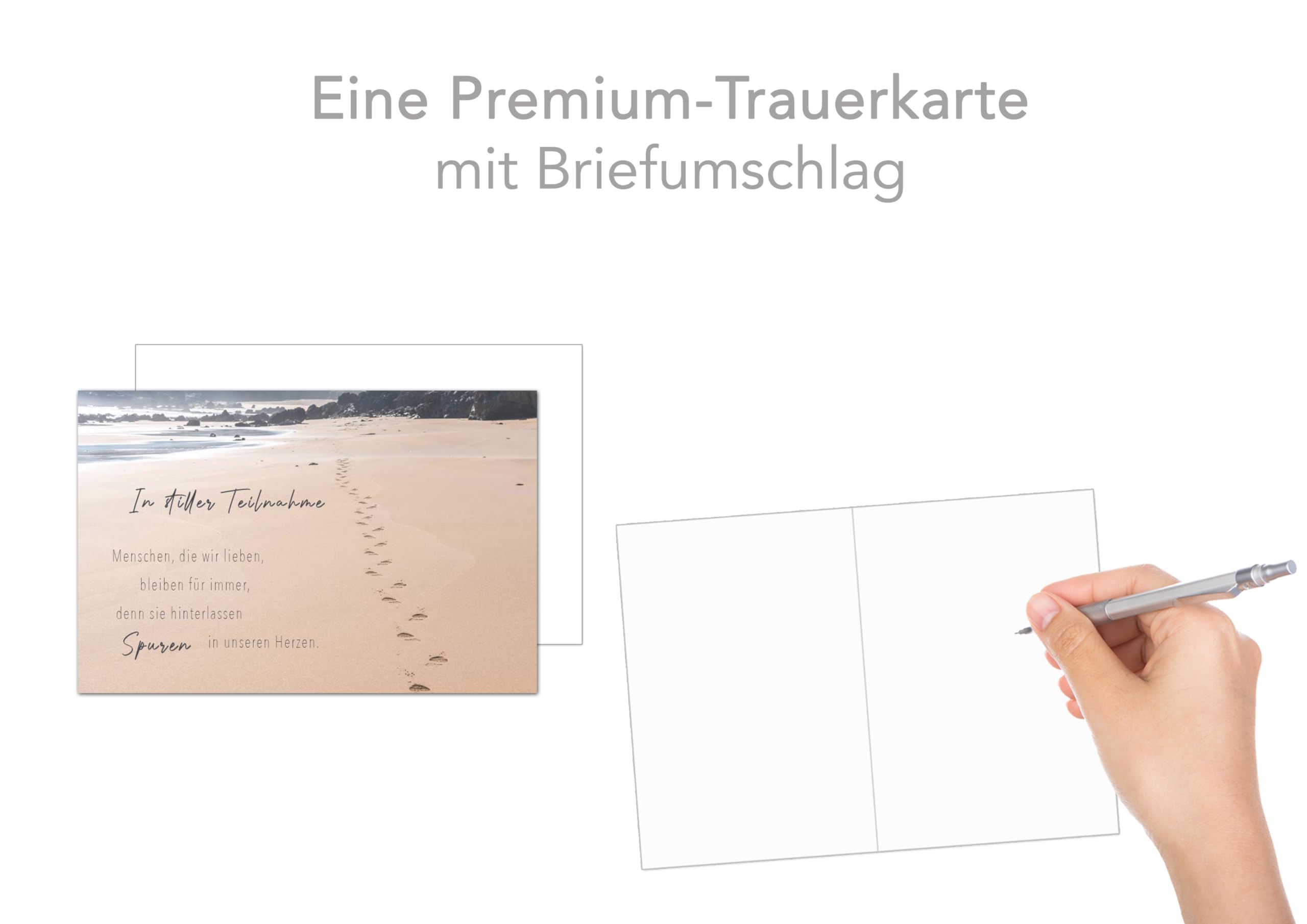 Edition Seidel SW022 Carte De Condoléances Exclusive Avec Enveloppe