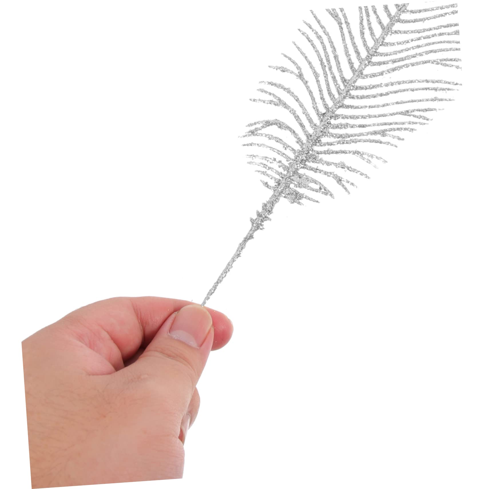 Alipis 50 Pz Lama in polvere d'oro foglie artificiali foglie natalizie plettri di di natale glitterate plettri natalizi glitterati ghirlanda arredamento finte e