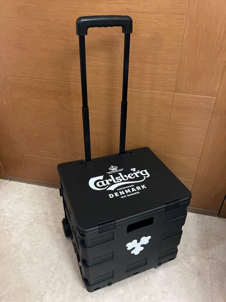 カールスバーグトローリーキャリーバスケットワゴン非売品