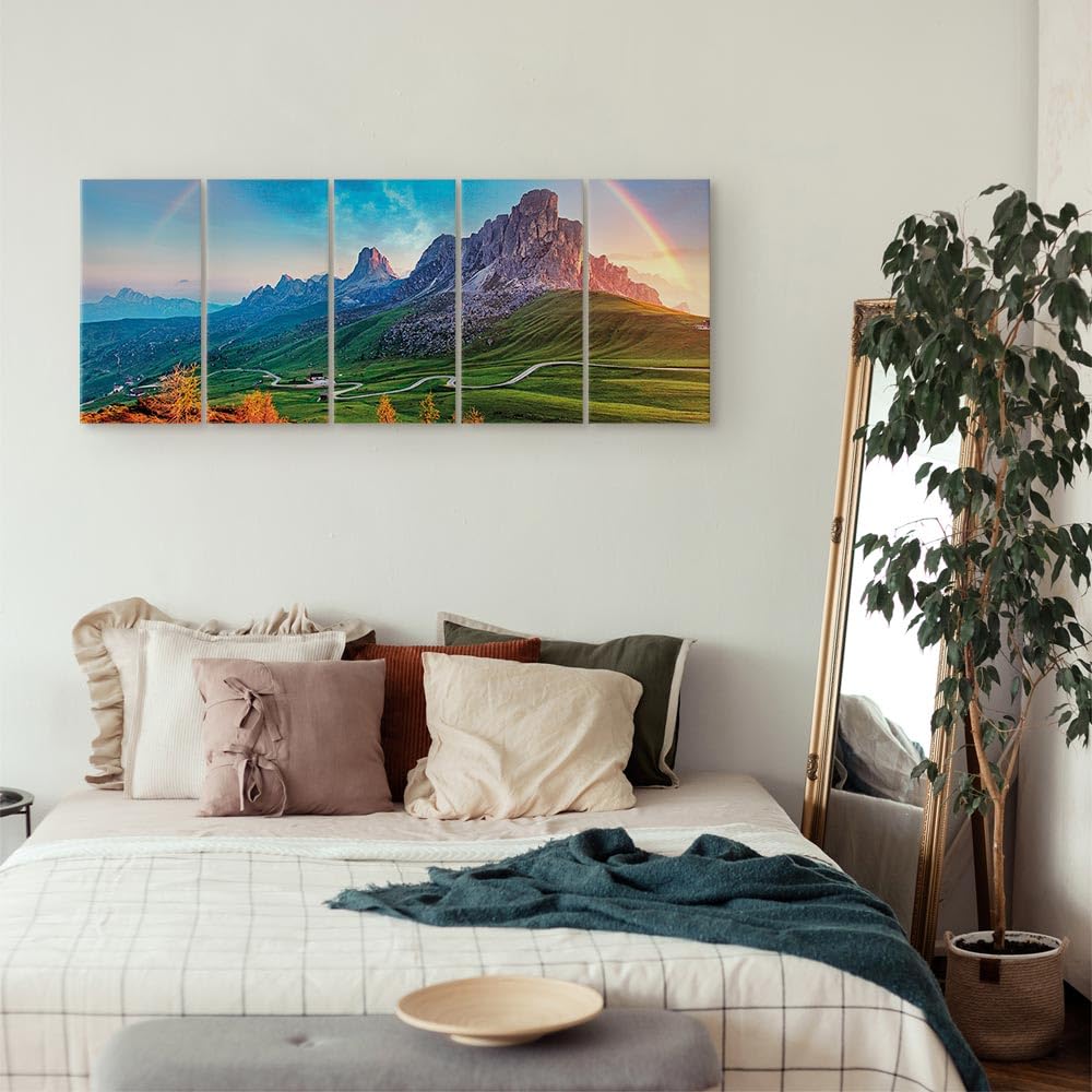 Quadro Acustico Fonoassorbente - 120x40 Cm, Schiuma Acustica, Stampa Su Tela | Per Camera Da Letto, Ufficio - Foto 9