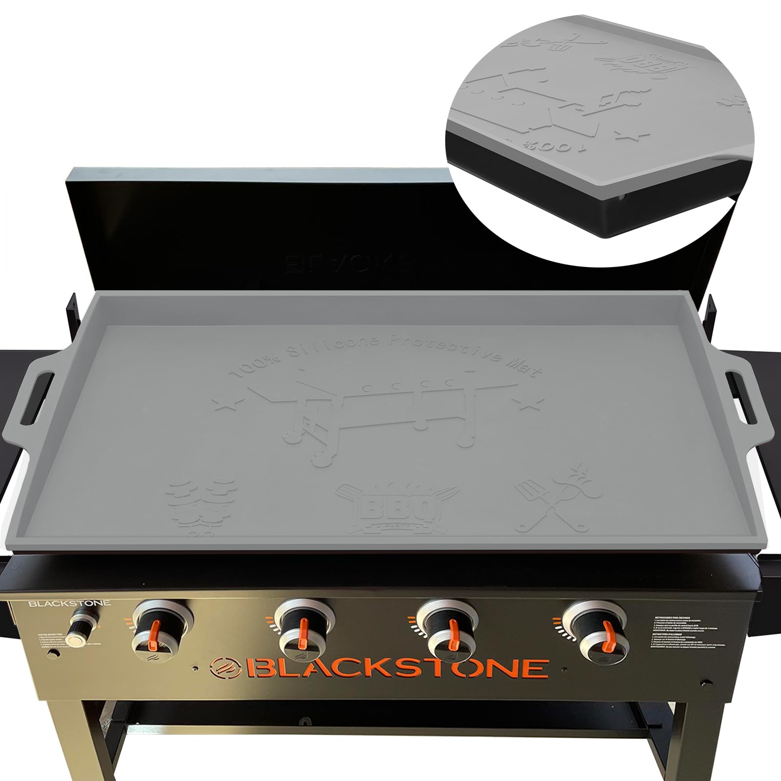 36 Inch Griddle Mat for Blackstone 36 Inch Griddle,Silicone Mat for Backstone Grill 36 Inch,Silicone Griddle Mat for Blackstone 36" Griddle,Griddle Protective Mat for 36 inch Blackstone