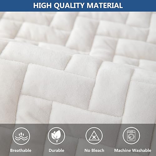 Miniatura 3 de Eismodra Funda para sofá, fundas de sofá modular, fundas de sofá para sofá de 3 cojines, fundas de sofá antideslizantes para perros, gatos, niños,