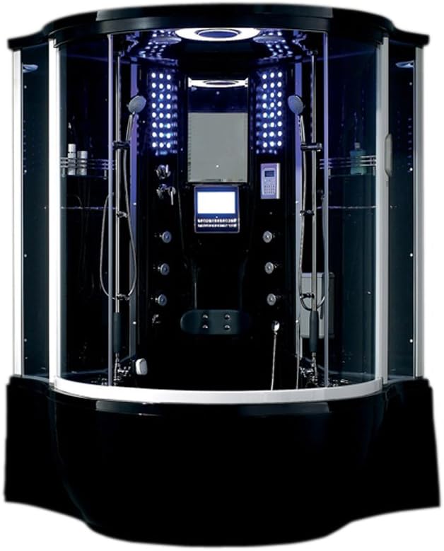 Lifetime Bath Adjustable Showerhead Spa Massage Venado Steam Shower Unit With Waterproof Audio Video Entertainment System