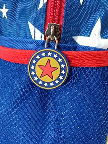 Mochila Escolar Mulher Maravilha de Rodinhas Seanite