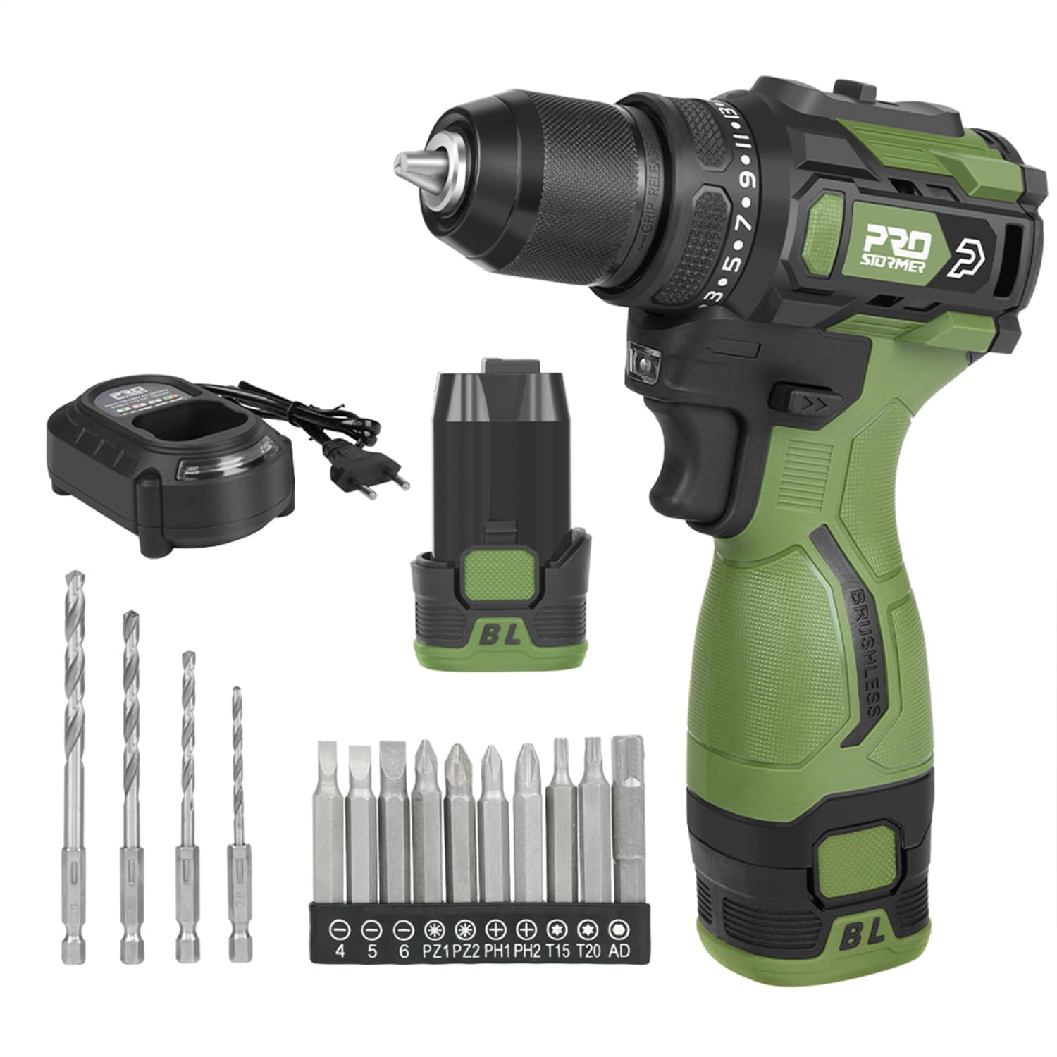 Amazon | Prostormer 電動ドリル 17V コードレス 充電式 電動ドリル Amazon | Prostormer 電動ドリル 17V コードレス 充電式 電動ドリル