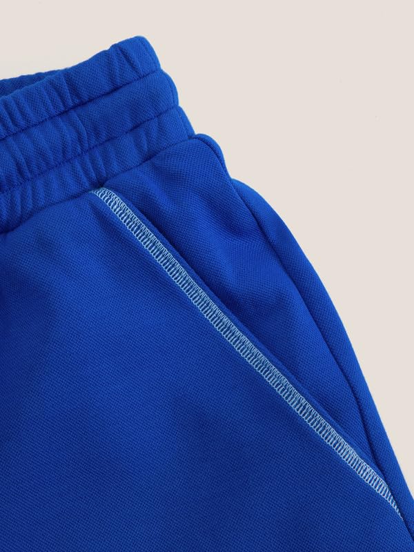 Aelfric Eden Chándal para hombre holgado para mujer, traje de ocio de gran tamaño, unisex, traje de casa, traje básico, traje deportivo con cremallera, pantalones de jogging, ropa deportiva informal