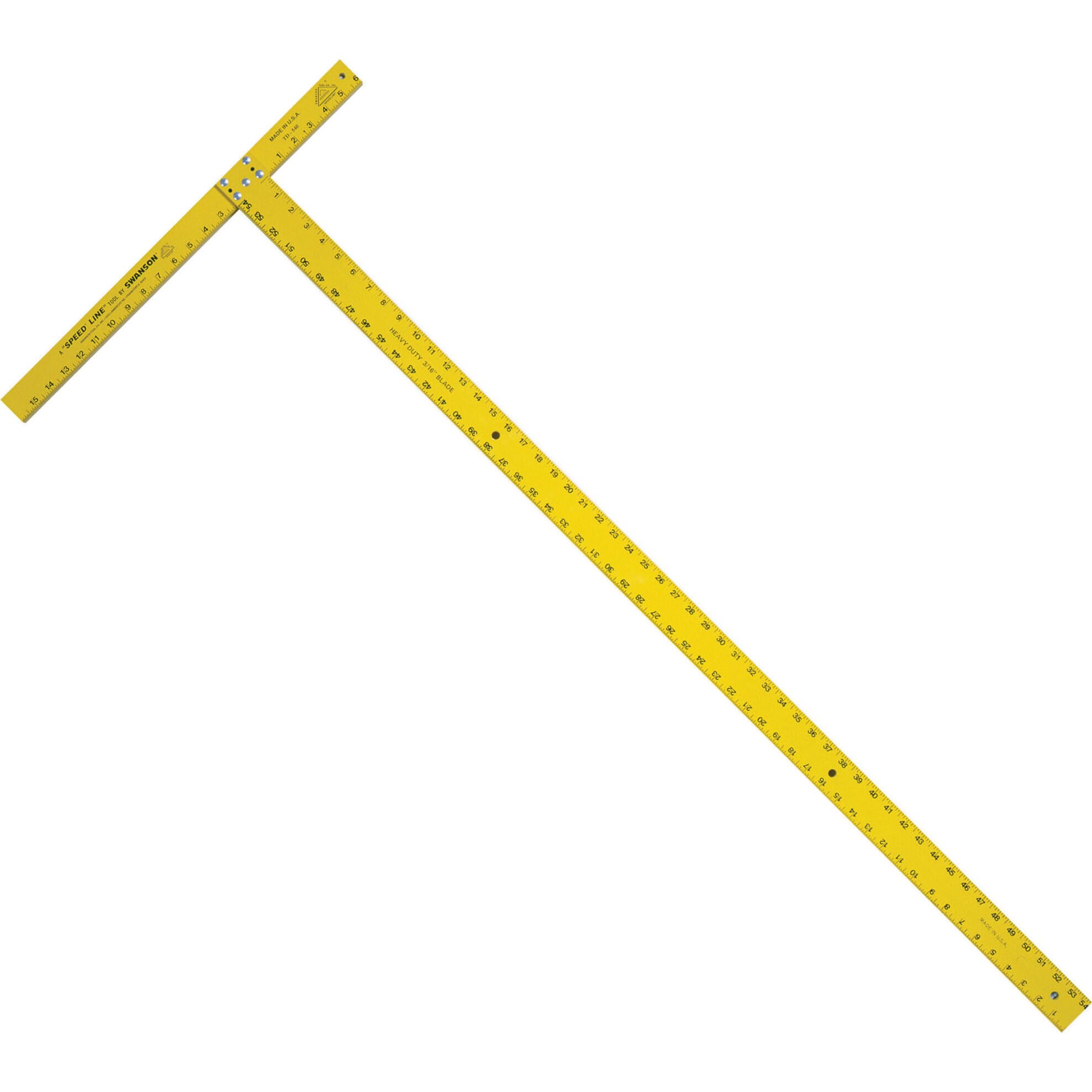 Swanson Tool Co., Inc TD540 Wallboard Square 54-Inch (Aluminum and Yellow)