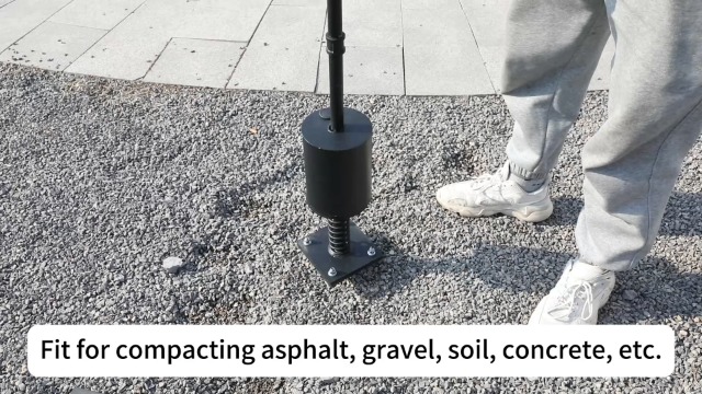Herramienta compactadora de suelo con mango ajustable miniatura 7