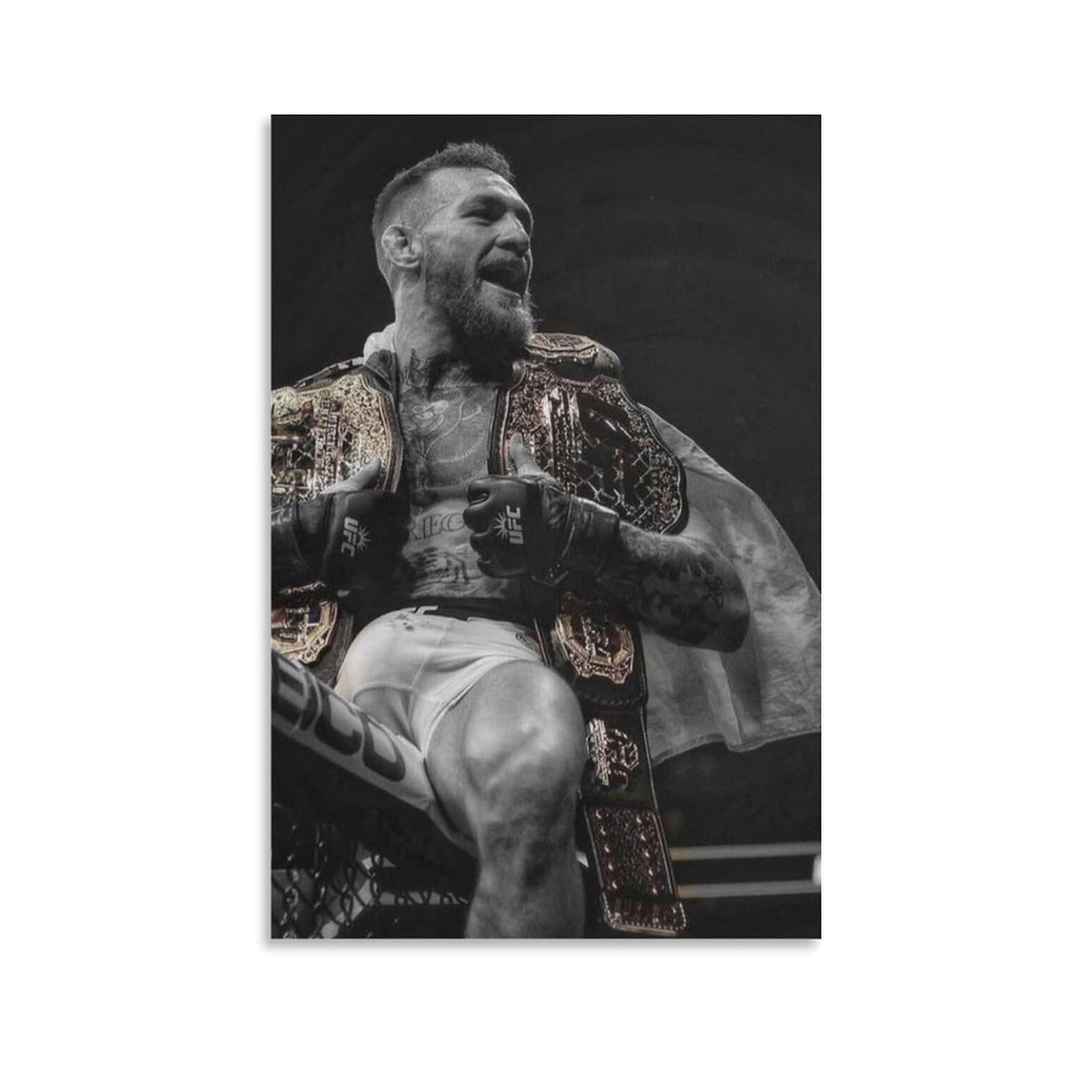 ASUIU Conor McGregor Canvas Poster Artworks Canvas Poster Wall Art Prints Home Modern Decor 08x12inch(20x30cm)
