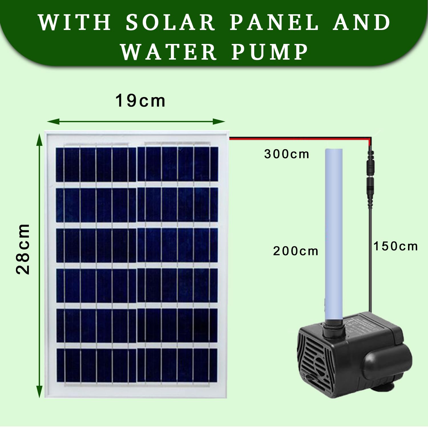 Solarna fontanna bambusowa – wolnostojąca, ręcznie robiona dekoracja ogrodowa Zen z łyżką z pompką, kołem Feng Shui i cyrkulacją wody, do domu i ogrodu