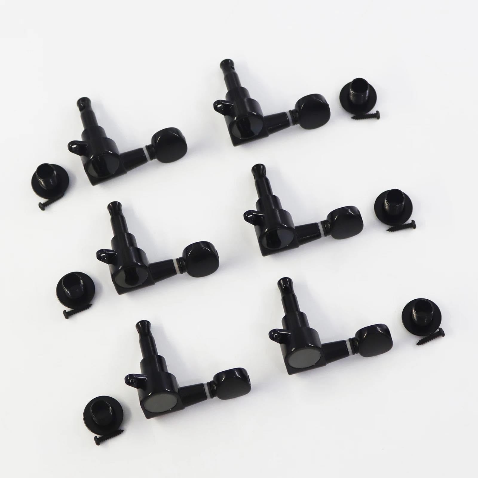 Clavijeros Bloqueo Afinadores De Guitarra Eléctrica Completamente Cerrados 6 En Línea (compatibles Con Guitarras Estilo Fender ST/TL)(Left)