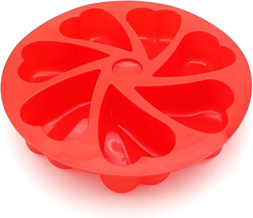 Miniatura 5 de Molde de silicona para tartas de scone, molde de silicona para chocolate, flor, corazón, chocolate, dulces, postre, cheesecake, trufa, caramelos,