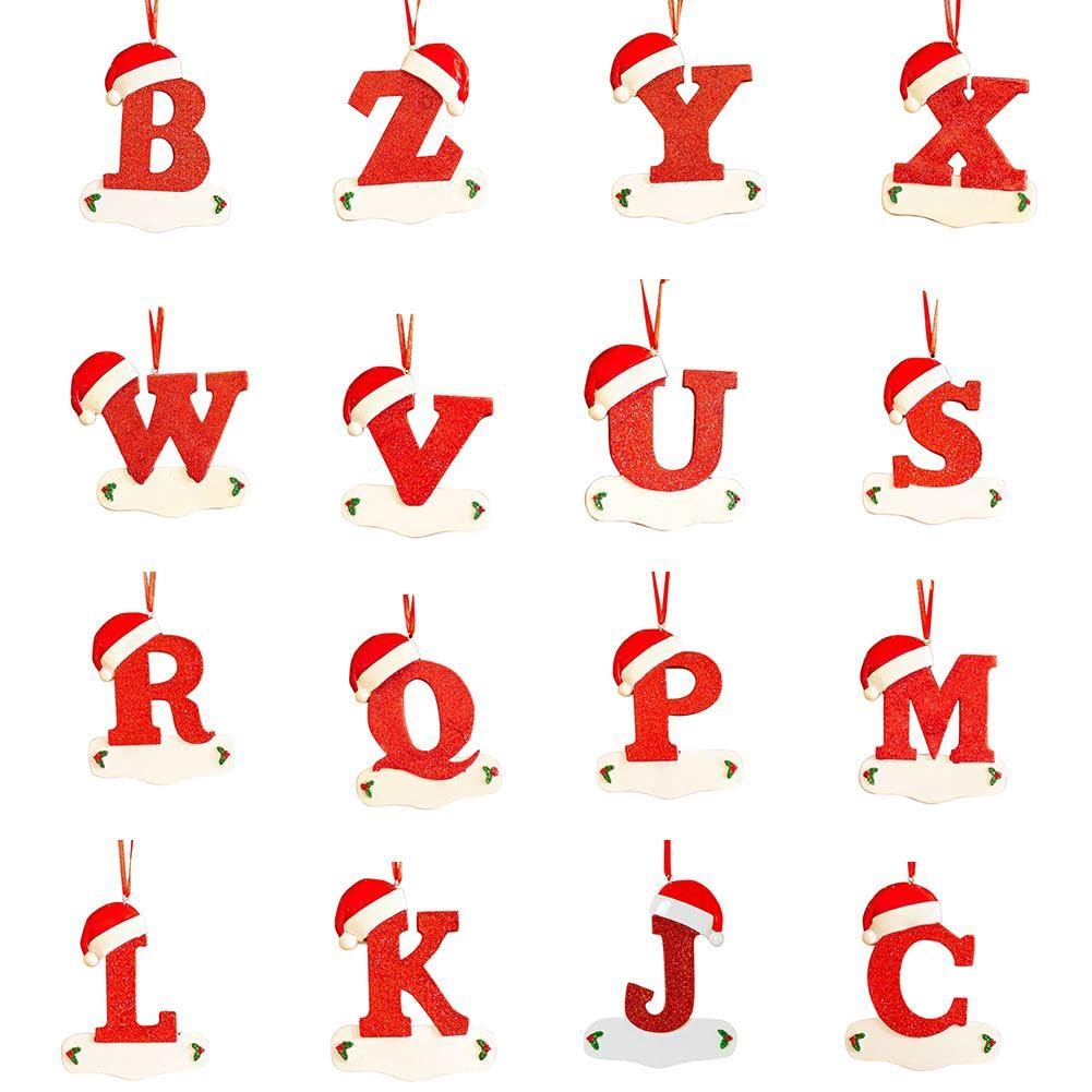 Lot De 26 Lettres Décoratives De Noël 2D En Acrylique - Lettres De L