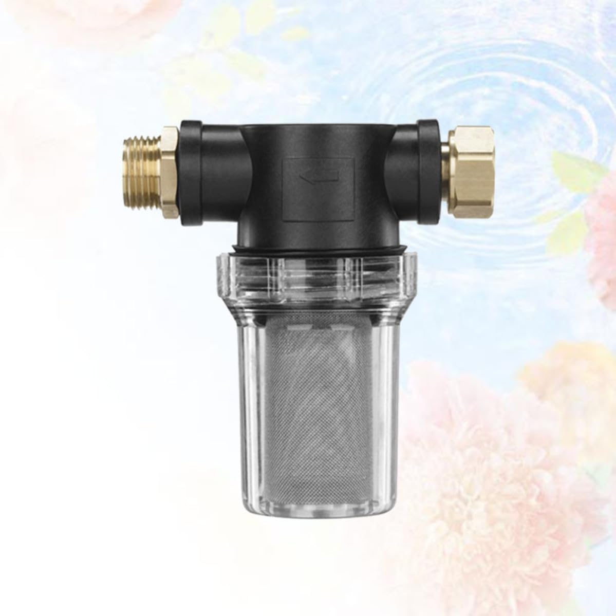 iplusmile Filtre à Eau Facile à Nettoyer pour Nettoyeur Haute Pression Plastique et Métal, Protège Pompe et Tuyau D'arrosage Jardin pour Puits et Maisons Isolées