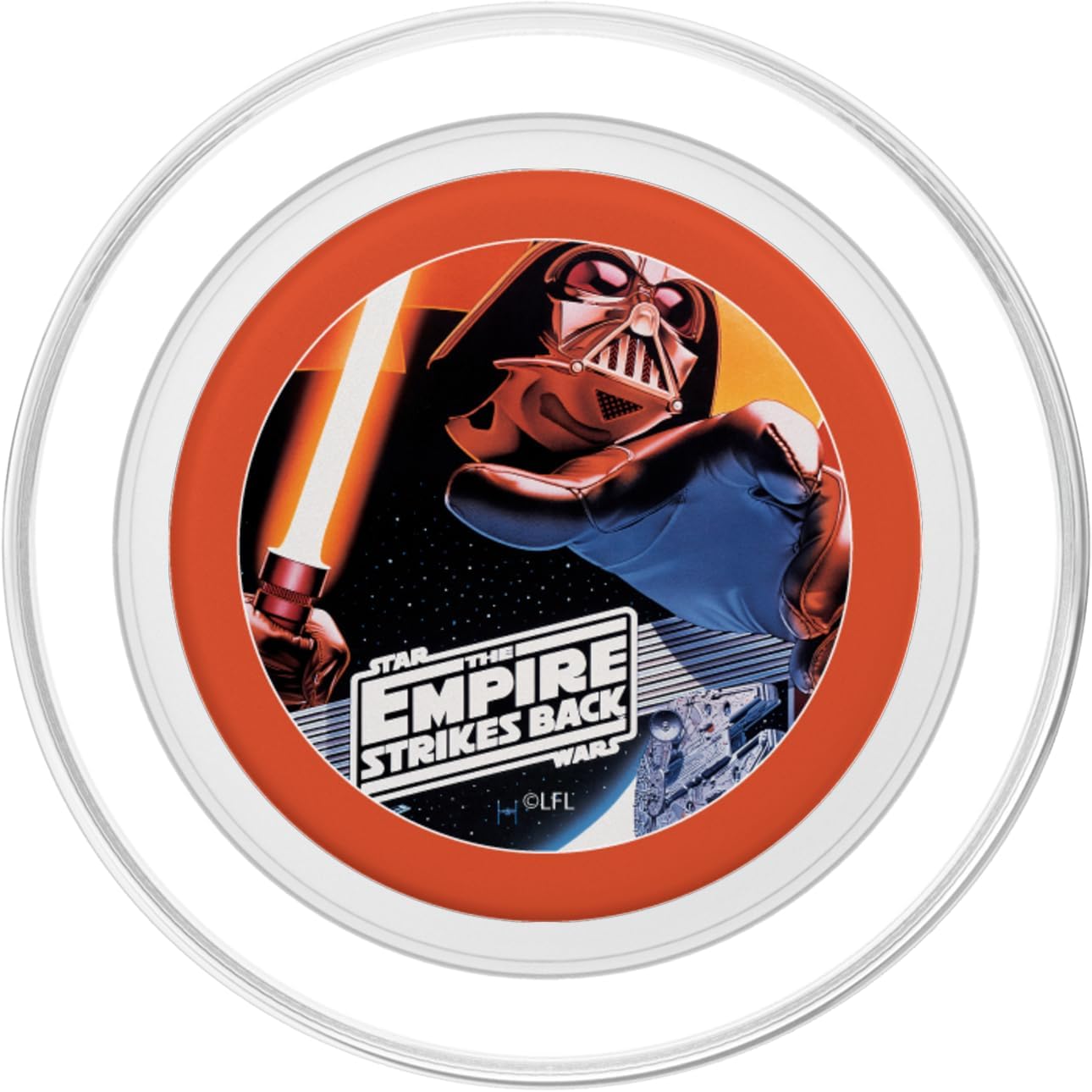 Star Wars The Empire Strikes Back Retro 80s Poster PopSockets MagSafe PopGrip for iPhone