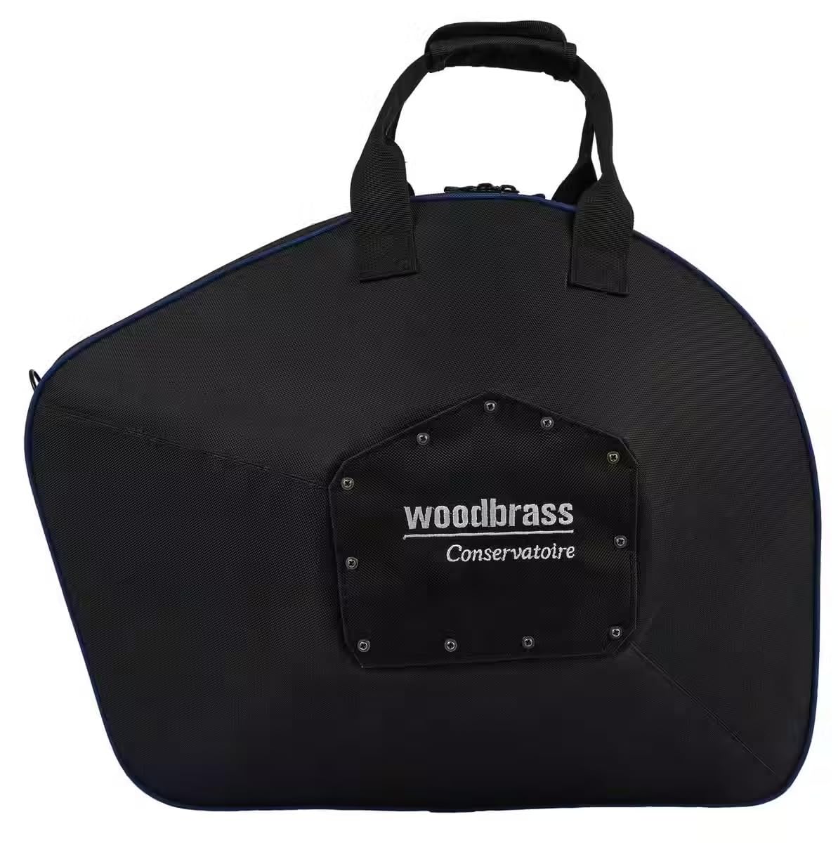 Woodbrass WHR400D - Coro d'armonia Si/Fa Verniciato - Strumento a Vento Principiante Pronto a Giocare, Doppia Pallet 4 Barili, Padiglione Ottone Verniciato, Custodia e Bocchino Incluso