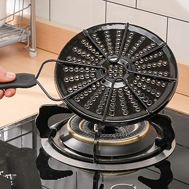 Heat Diffuser Distributor Gas Stove Top Stovetop Heat Diffuser Reducer Flame Guard Plate Flame Guard for Simmering Kitchen Tool Kitchen Stove Top Flame Reducer Plate