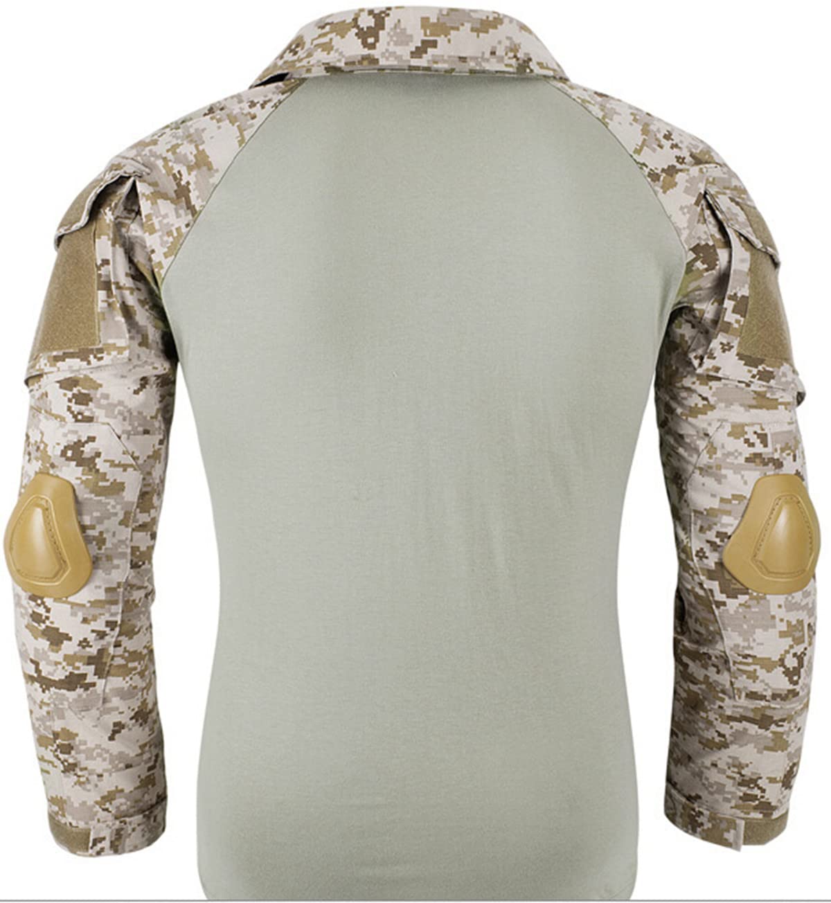 Rodilleras Tácticas G3 para Airsoft Combate Militar, Caqui