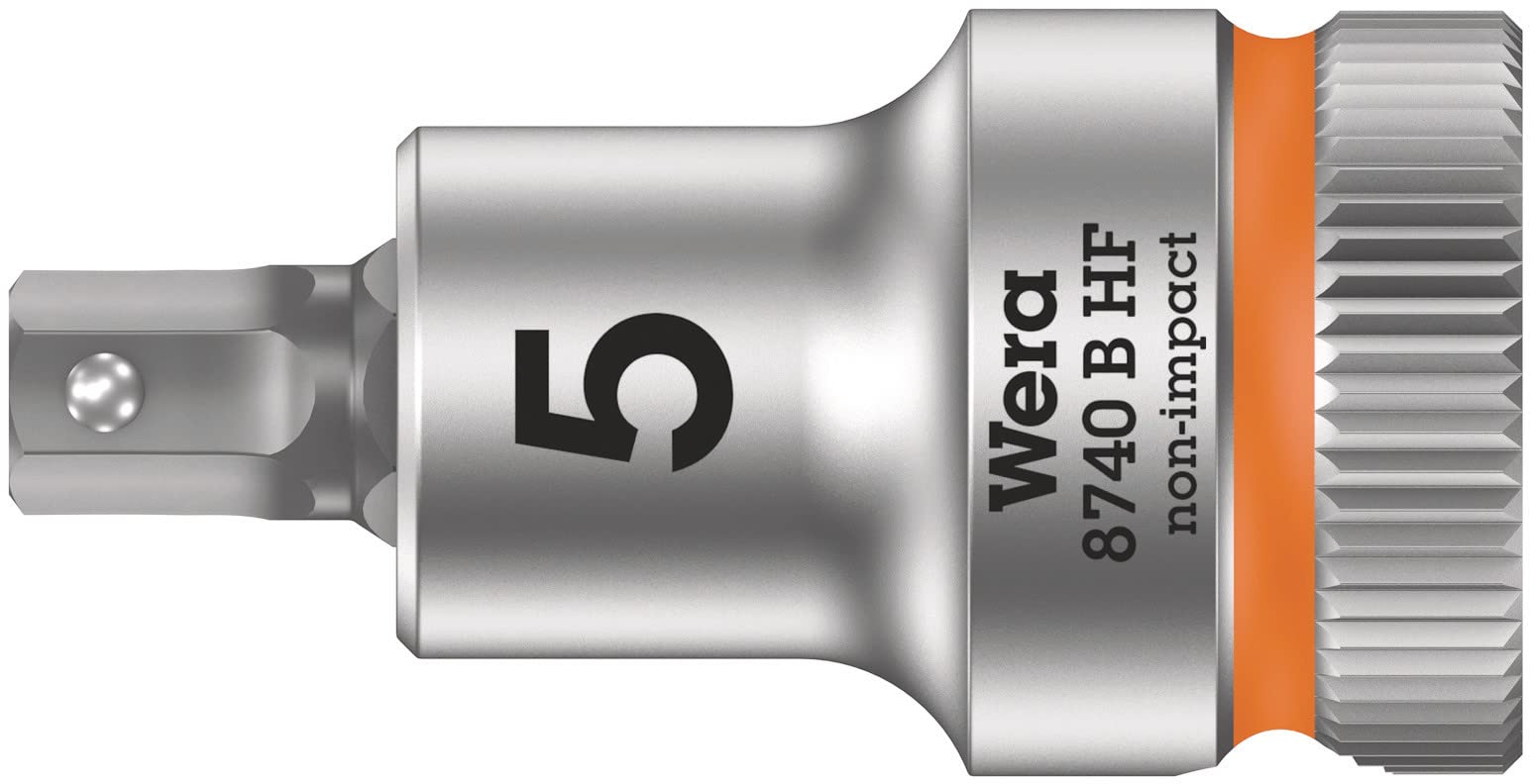 Wera - 05003536001 - Juego de carracas, 8100 SB Juego de carracas All-in Zyklop Speed, con arrastre de 3/8", 35 piezas
