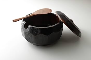 Amazon | 大阪 長生堂 おひつ 木製 くりぬき めしびつ 飯べら